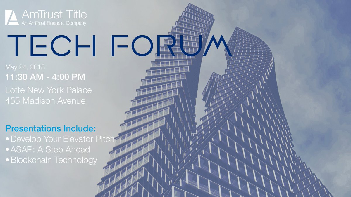 Learn more about #blockchain technology and #cryptocurrency, a hot (and disruptive) topic, at the #TitleTechForum. Register today: ow.ly/SW5d30k0Glu