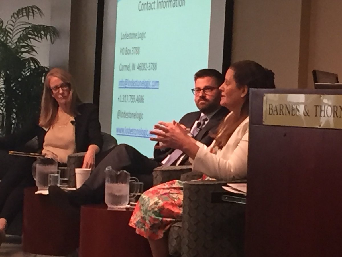 ditcaldwell's tweet photo. @keilenberg @LodestoneLogic Brian McGinnis @BTLawNews share their insights regarding the EU #GDPR personal data new regulations during @IHIF1 #lifescience luncheon series https://t.co/d69vLTxRwc
