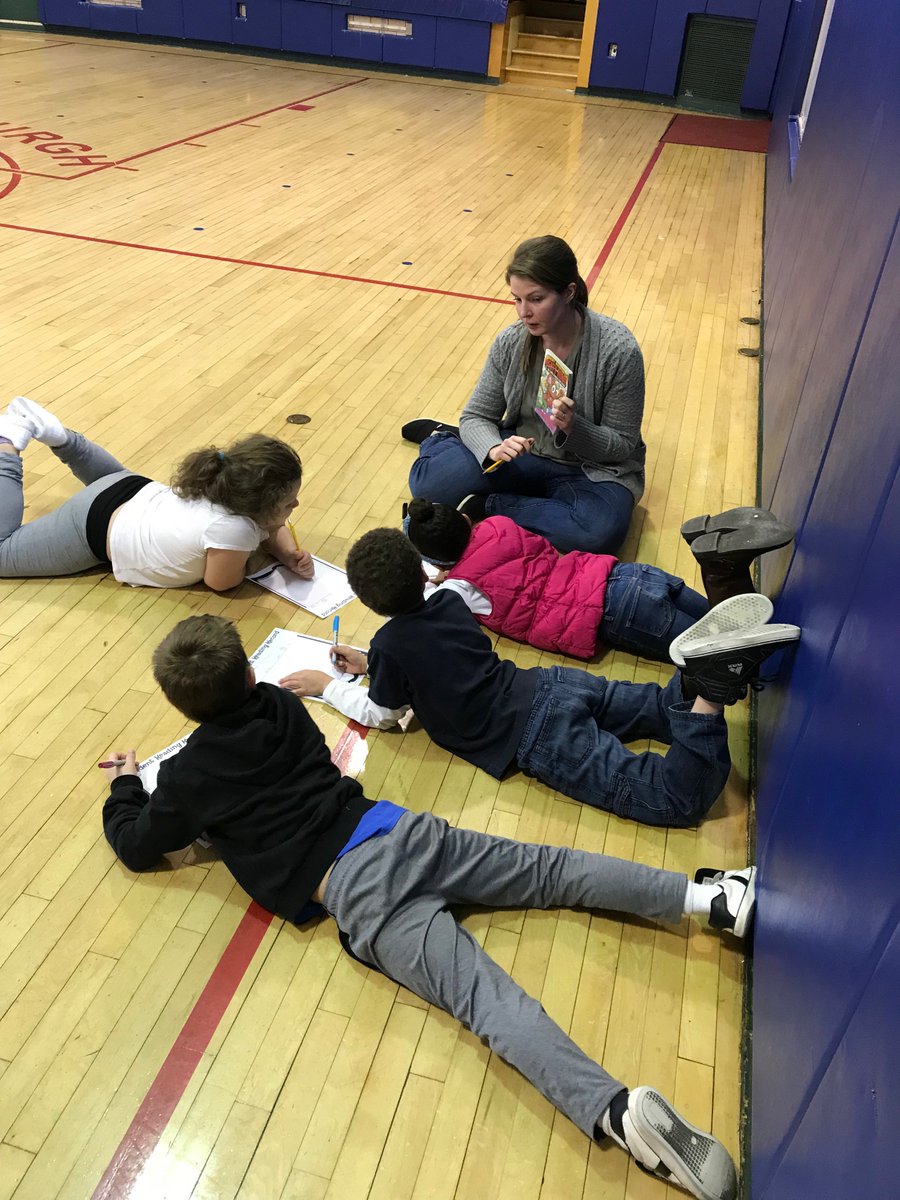 NLA_Pittsburgh's tweet photo. Students reading a book and reporting on it together at West Liberty. https://t.co/EWJicBH8r9