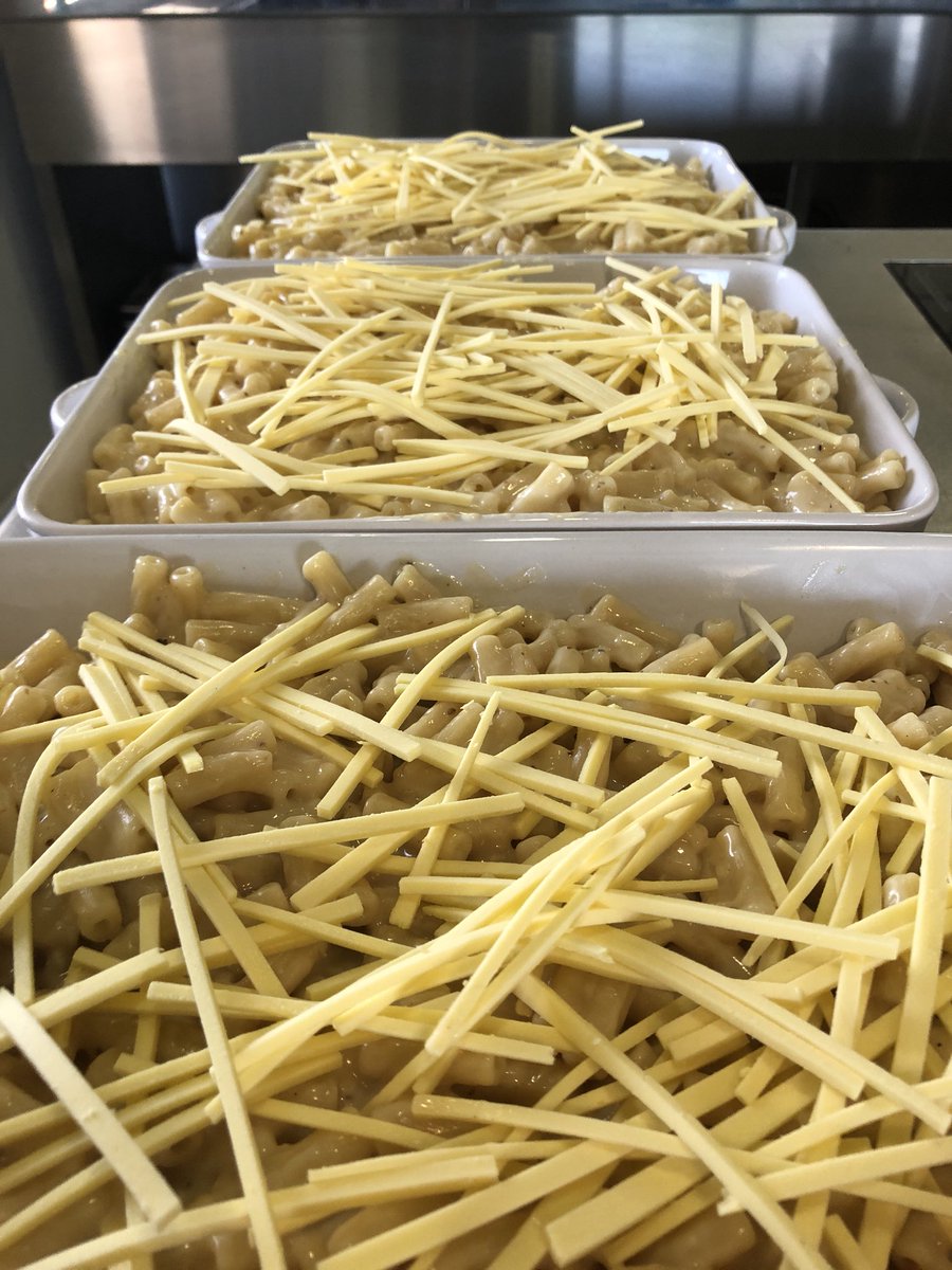 NoonesFresh's tweet photo. Macaroni Sheeze from today’s #Vegan product lunch. We used @essentialcuisin mushroom glacé to give it some welly...delicious after a blast in the @RATIONAL_AG #developmentkitchen #developmentideas #noonesforallseasons https://t.co/XykDDdCGKB
