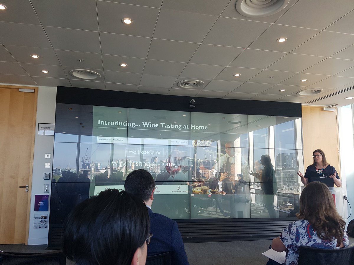 Daoism24's tweet photo. Great to see John Lewis a 150 year company launch tech companies and JLab. Wine tasting at home... the next checktrade and a michelin hellofresh. Where retail meets tech innovation #MeetTheCorporate https://t.co/o1PDkm9Obx