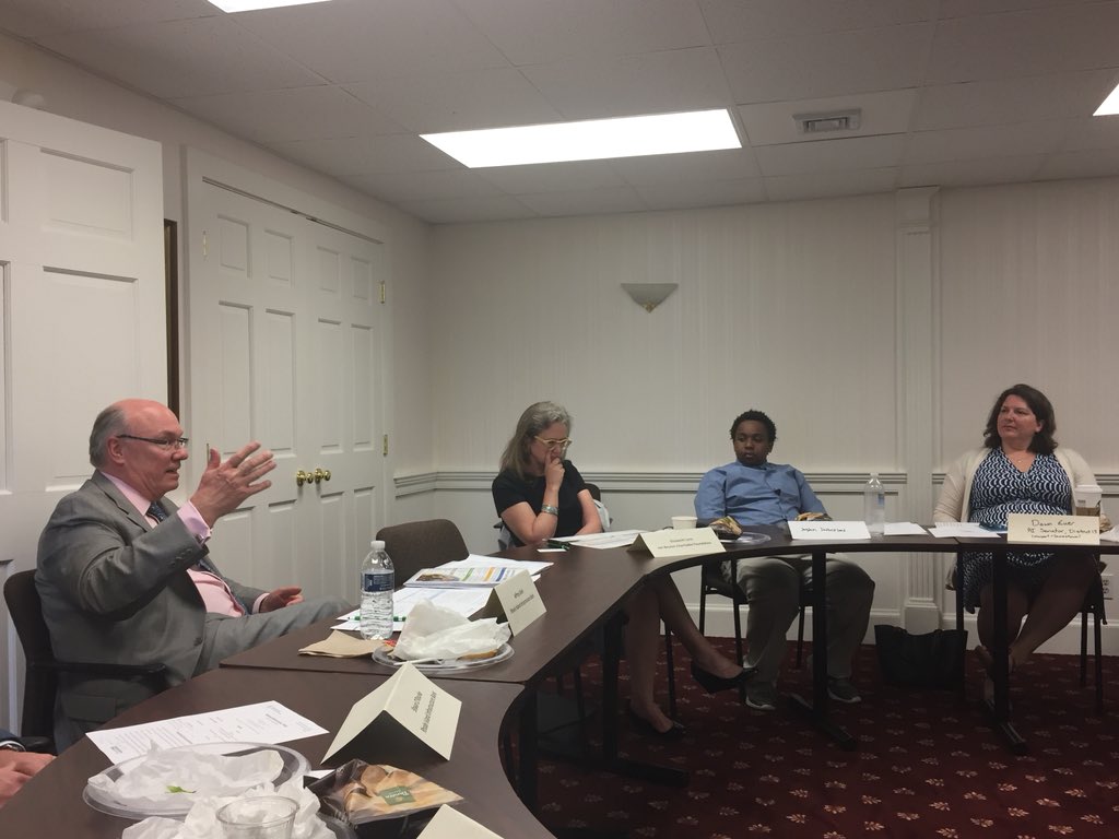 RI_InfraBank's tweet photo. We appreciate RI Senator Dawn Euer (District 13) and Ms Elizabeth Lynn from van Beuren Foundation for joining our CEO Jeff Diehl and RIIB team today along with administrators from four towns in Newport county! @vbcfoundation @DawnEuer #TimetoBuild @JeffDiehl2 @Newport_Chamber https://t.co/rMhqZLZM6p