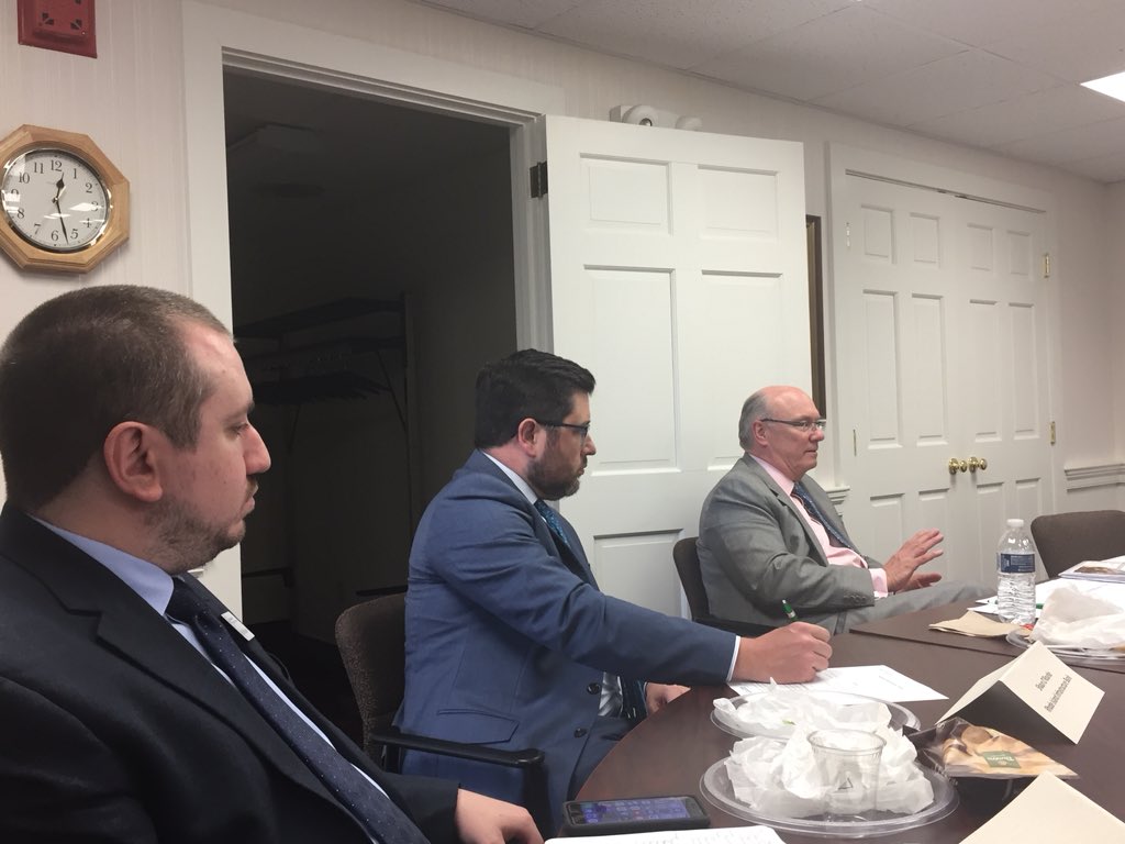 RI_InfraBank's tweet photo. We appreciate RI Senator Dawn Euer (District 13) and Ms Elizabeth Lynn from van Beuren Foundation for joining our CEO Jeff Diehl and RIIB team today along with administrators from four towns in Newport county! @vbcfoundation @DawnEuer #TimetoBuild @JeffDiehl2 @Newport_Chamber https://t.co/rMhqZLZM6p