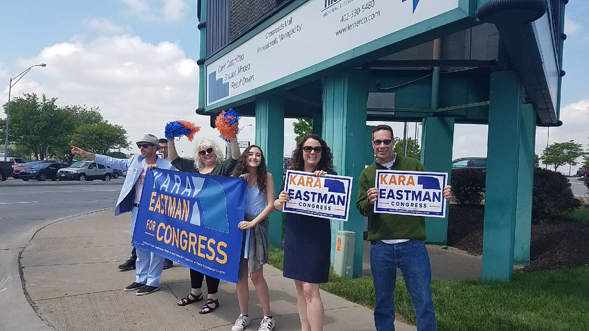 _karaeastman's tweet photo. It’s an exciting day in #NE02! Get out and vote! #KaraForCongress https://t.co/rOOS9aVGAO https://t.co/iKWiaAFjiq