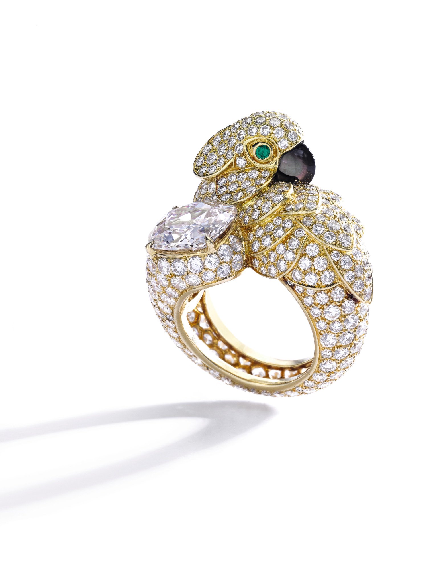 cartier parrot ring