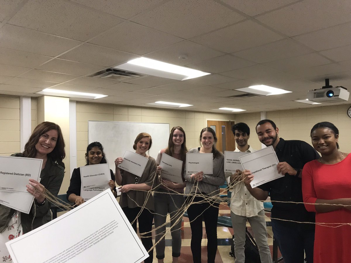 DrBuys's tweet photo. What a joy today to join the “Servant Leadership in Healthcare” class, a @MSU_AG / @CCEL_MSU endeavor, to talk about interprofessional collaboration in health care and to demonstrate the Web of Connections with our #MSUExt activity: https://t.co/GdC85Ly7Ez https://t.co/31sBVgAi2V