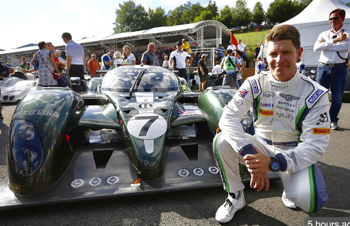 I have so much respect for <a href="/TheGuySmith/">Guy Smith</a> I remember working at <a href="/autosport/">Autosport</a> and seeing him win Le Mans in a Bentley, he is a true Bentley Boy to me. Years later his kind words have helped me win a title for Bentley too. Happy retirement legend x