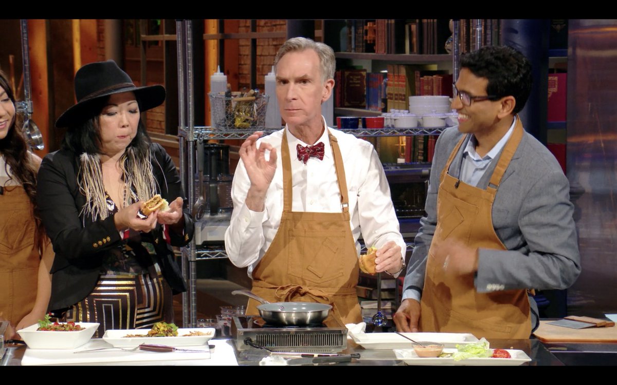.<a href="/BillNye/">Bill Nye</a> after tasting our clean duck: "This is just cool!" The full episode—featuring <a href="/margaretcho/">Margaret Cho</a> and our CEO <a href="/UmaValeti/">Uma Valeti, MD</a>—is out now on @Netflix!