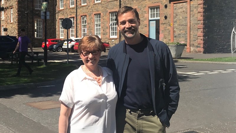 Fantastic to welcome back our #honorarygraduate @paddygrant to #HW School of Textiles and Design yesterday, for a fashion masterclass on #sustainability 
ow.ly/JzKb30k0Kq1  #PatrickGrant #Fashion