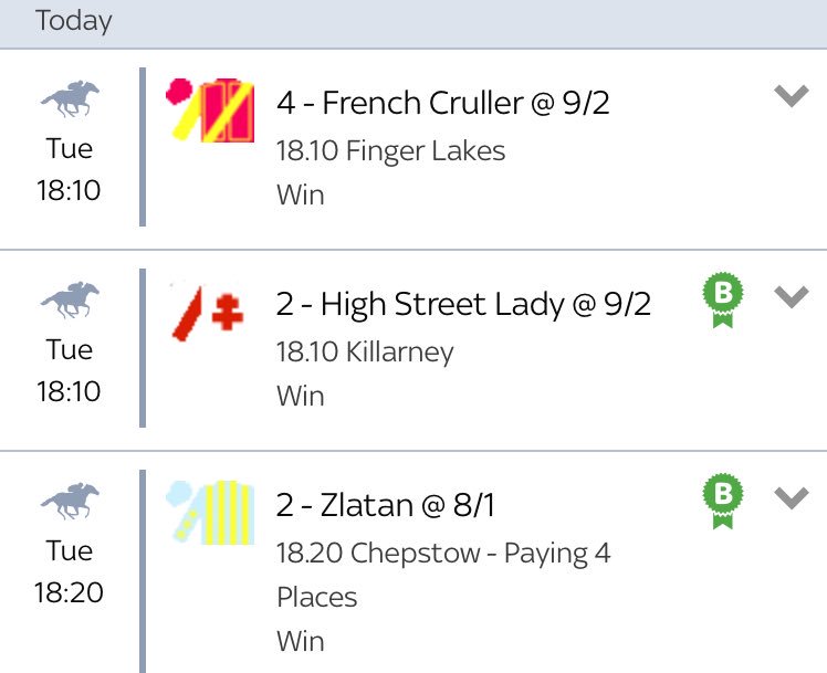 Next three up... stay with us Lady Luck... we really like #Zlatan <a href="/Chepstow_Racing/">Chepstow Racecourse</a> 18.20 EW #tipsters #tips #horseracingtips #HorseRacing #sports #cinnabarblack