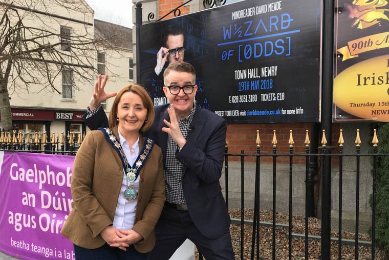 Newryie's tweet photo. David Meade's Wizard of Odds Tour Concludes in Newry #DavidMeade https://t.co/vyVAJjoRCl https://t.co/MruHHT1bnP