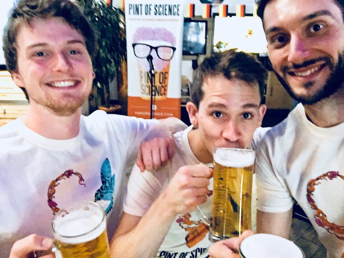 antodg16's tweet photo. Cheers from Pint of Science Southampton - COMPLETE SOLD OUT!!
Ready for “I, Robot” tonight! @pintofscience #pint2018 https://t.co/Hu2AhQOt7z