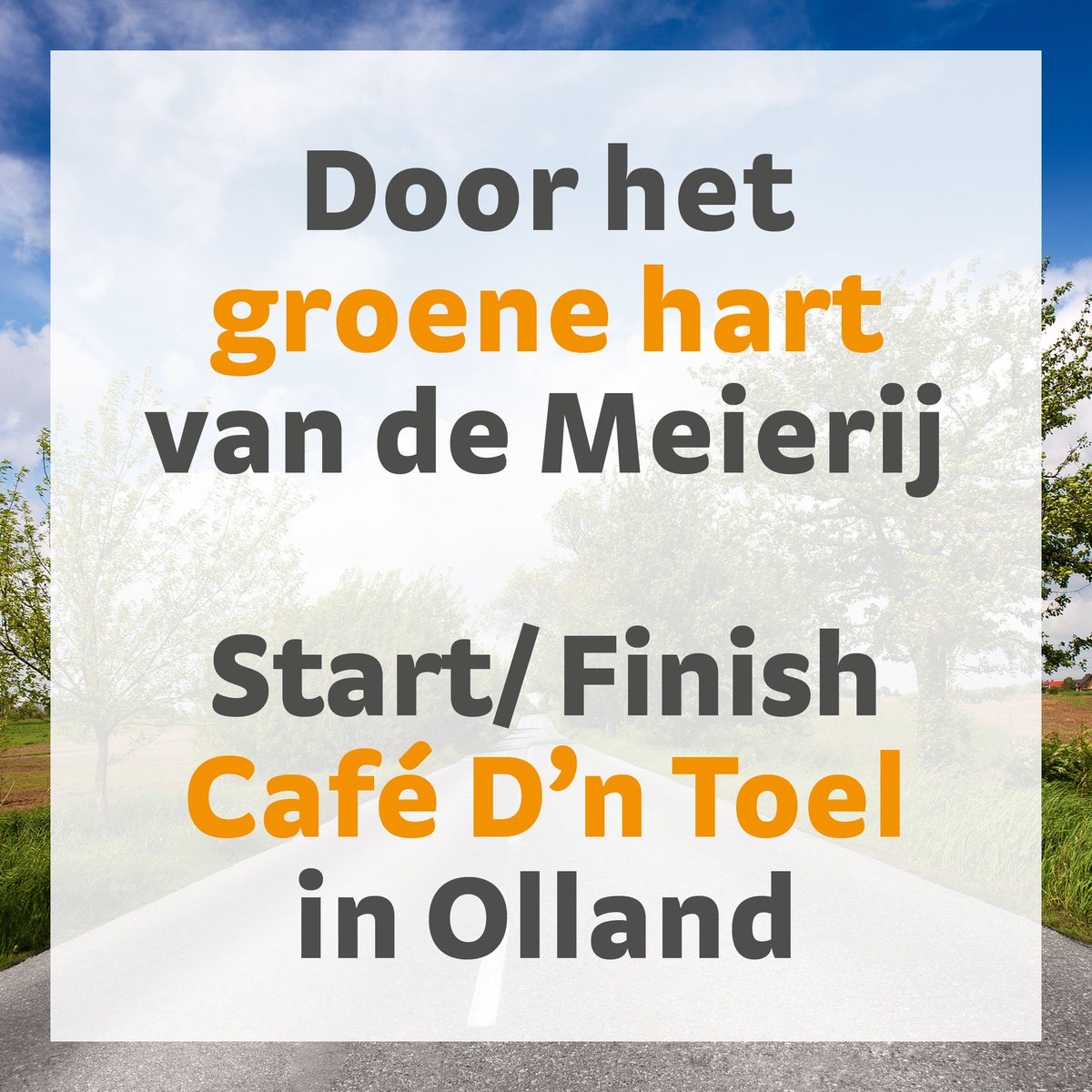 Ontdek zelf waarom onze 'Extra Goed Geregeld' toertocht door de <a href="/NTFU/">NTFU Wielersportbond</a> op hun 'must ride' riderslist staat en als parel is bestempeld. 
Meer info op buff.ly/2rGWKNP