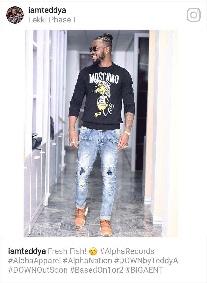 DamianDora1's tweet photo. #BBNaija
Cute is Teddy A and Teddy A is cute
#wavyboy
#DOWNbyTeddyA
#AlphaApparel
#AlphaNation
#BamTeddy https://t.co/rGXggkeQYN