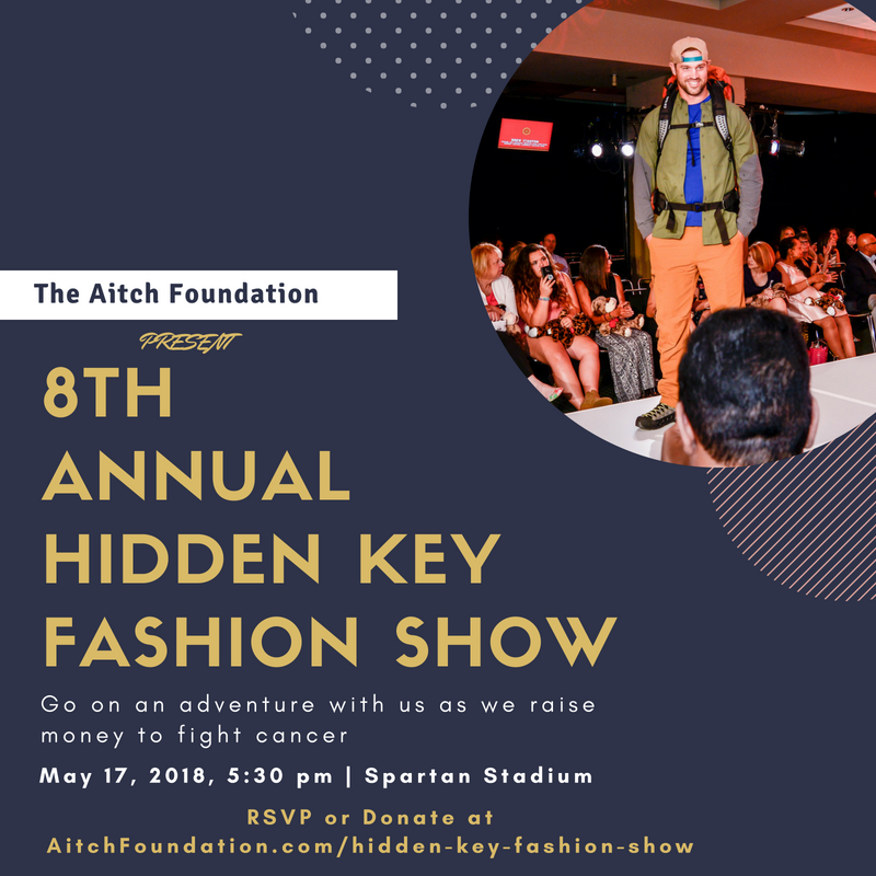 On May 17th, celebrate the #Achievements of our #AitchFellows #Cancer research through fashion! Come see the Aitch Foundation, #Cancer survivors, @MSU_Athletes, &amp; community leaders hit the runway at the 8th Annual Hidden Key 🔑 Fashion Show. 

Tickets:  buff.ly/2JjypFh