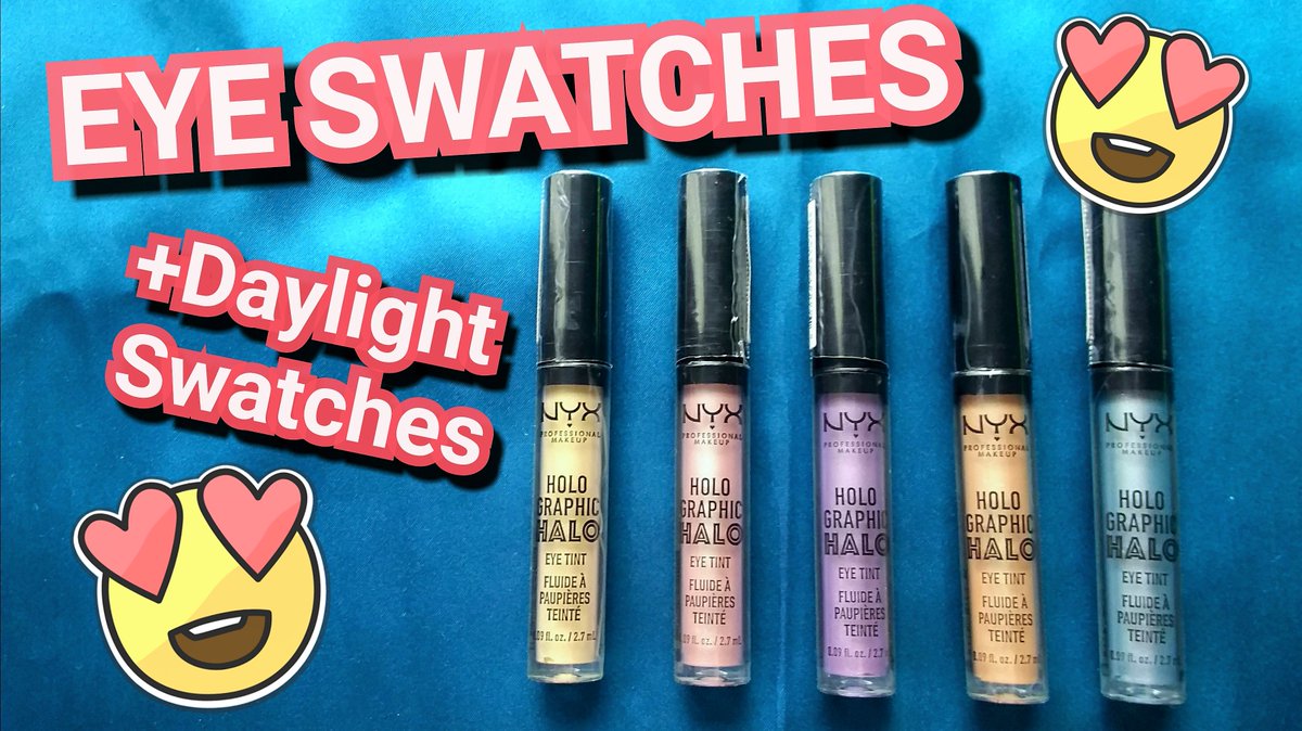 TheBeautySaghah's tweet photo. New video just went live! HAPPY TUESDAY! Watch here: https://t.co/fCnYRjAE0P #makeup #makeuplover #nyxcosmetics #holographic #duochrome #eyeshadow #eyetint #halo #creamshadow #rainbow #glitter #glam #glow #galaxy #makeuplife #summer #limitededition #love https://t.co/x14I0QOZeX