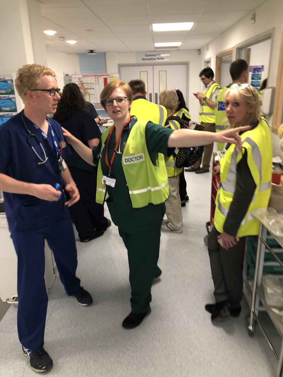 #SimEx2018 #Givememoresimulation <a href="/UoP_Nursing/">University of Portsmouth Nursing</a> @UoP_SHSSW working with QA emergency teams @QAHospitalNews <a href="/MCubbonNHS/">Mark Cubbon</a>