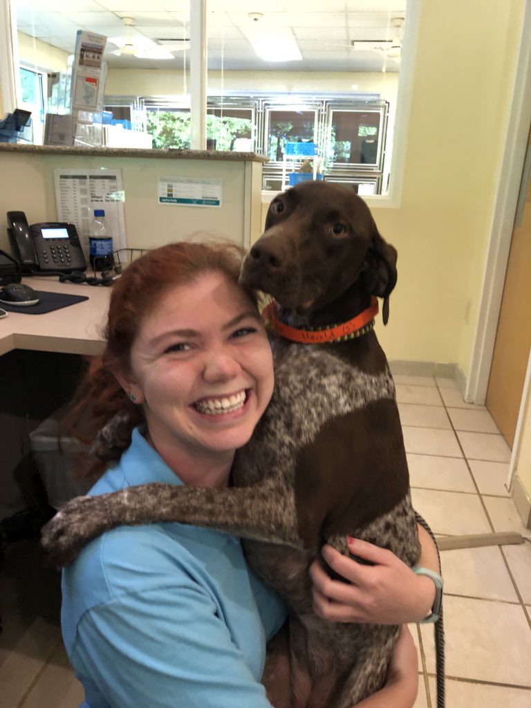 PPRLakeNorman's tweet photo. Let’s give a big cheer to Samantha. She has been with our resort for two years and loves every minute of it. Thank you for all your hard work and dedication! #twoyearsofservice #petparadiselkn #employeespotlight https://t.co/CxSg6itf6n