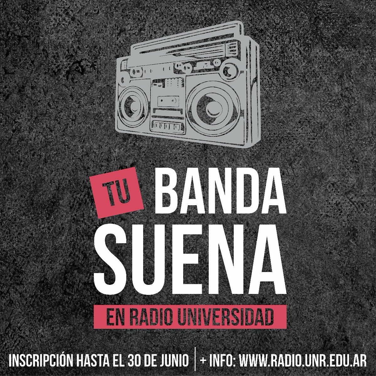 falvivo's tweet photo. Si sos #Estudiantes podes participar! Rt y seguinos así todos se enteran de esta movida #universitaria! @ComunicacionUNR @Radio_UNR FM103.3 @SecCulturaUNR @ecu_unr @UNRoficial https://t.co/5MXLiEZe3g