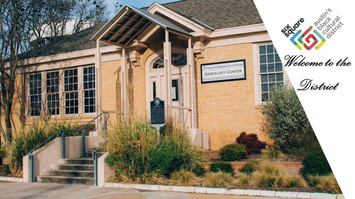 SixSquareATX's tweet photo. Your family history is just a few steps away in #TheDistrict at George Washington Carver Genealogy Center. #SixSquare #VisitATX https://t.co/rt9fkh6c5L