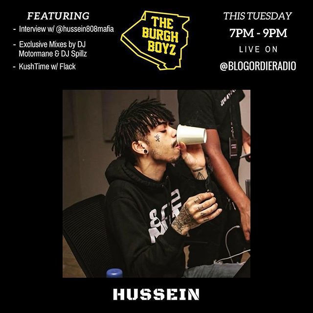 MikeShine's tweet photo. Tune In Tomorrow Night between 7:00pm & 9:00pm And Get Familiar w/ @hussein808mafia & @theburghboyz LIVE on @blogordieradio. S/o to the guys @djmotormane @its_spillz @flack412 👌🏽💯 #808Mafia #theburghboyz #djmotormane #dntherough #producersedition #producers #interview #podca… https://t.co/ikqPRtd92i