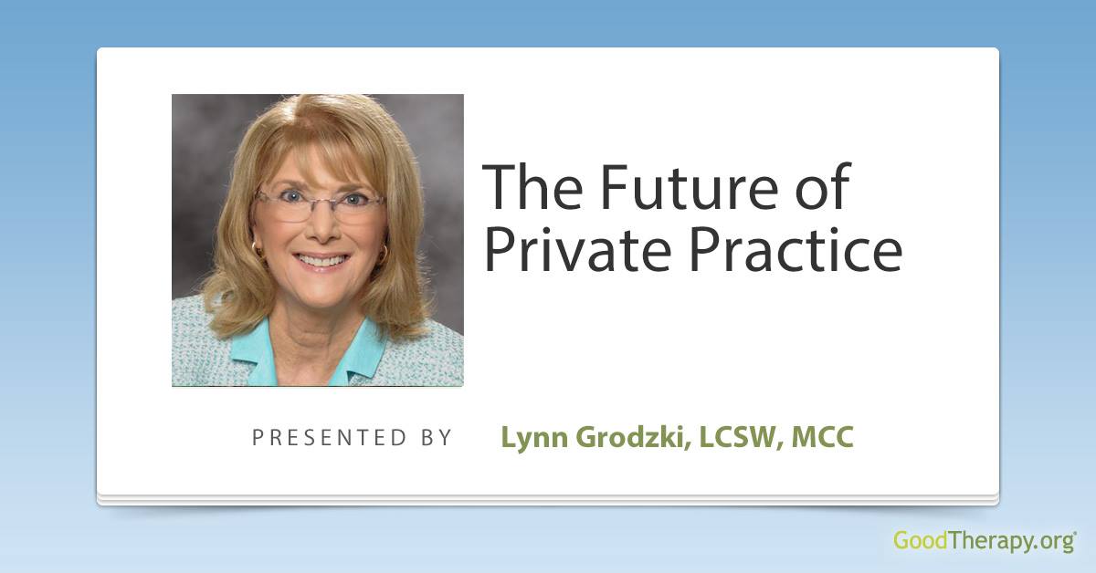 Good_Therapy's tweet image. Please join us for our upcoming #marketing webinar "The Future of Private Practice." Tune in on Monday, May 21 at 9 a.m. Pacific.

Find more information and register for the event here: bit.ly/2rKkJM5
#PrivatePractice
#ForTherapists