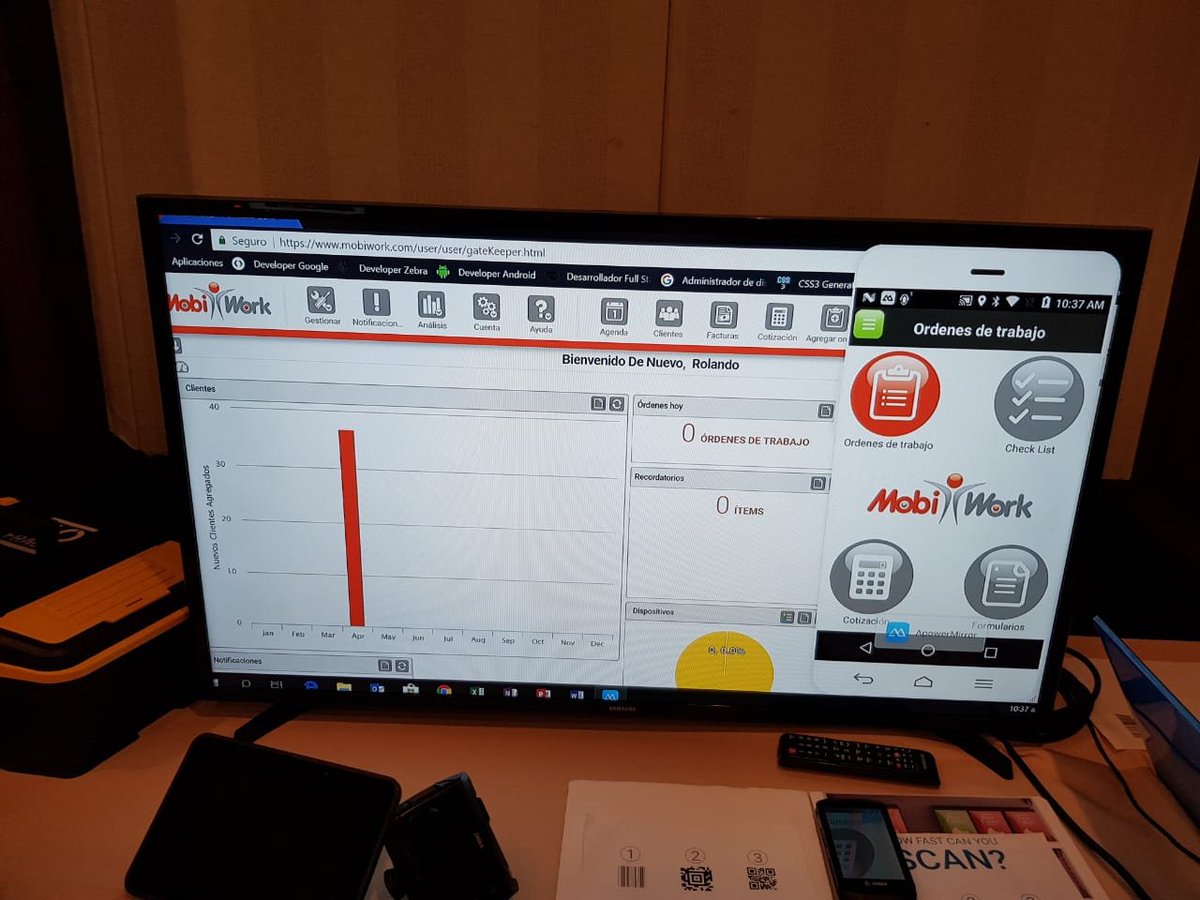 GrupoMegabyteCA's tweet photo. #Mobiwork #ZebraTechnologies #MegaCenter #TechDay 2018 https://t.co/X2ChVMqtyb