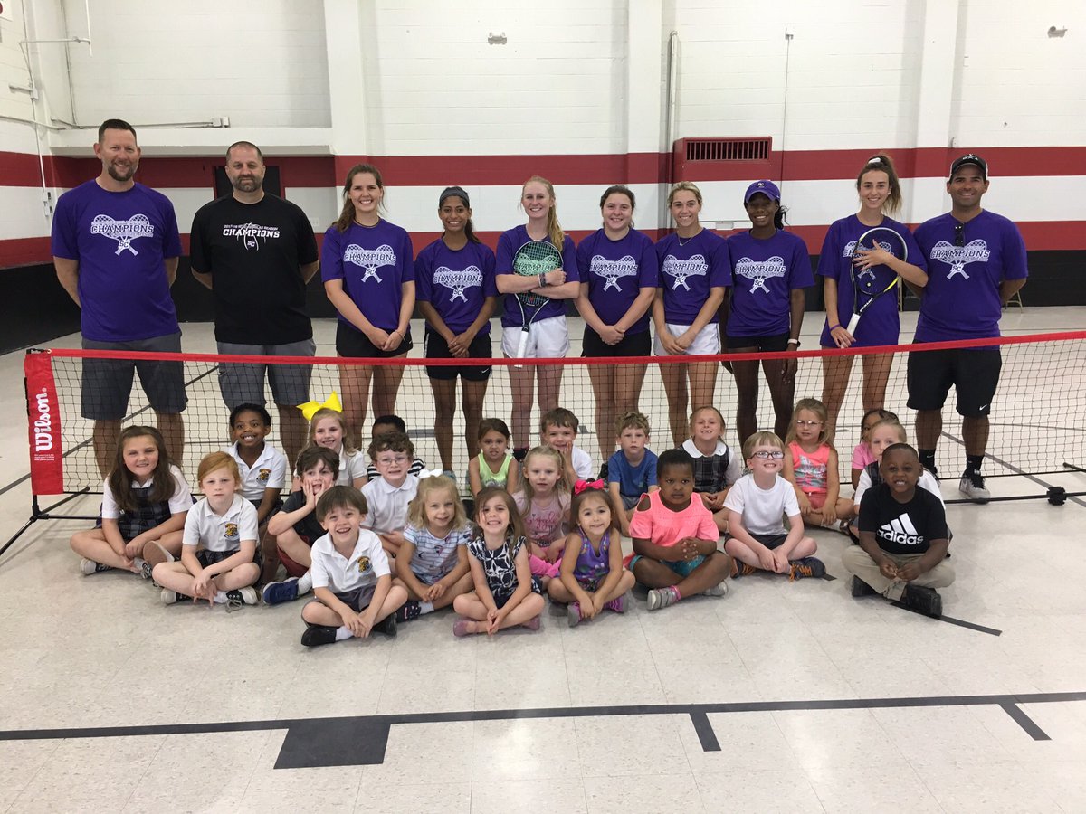 Buildertennis's tweet photo. I cannot say how proud I am of the Lady Builder Tennis Team this year! KCAC Champions and National Tournament qualifiers! We competed hard this morning in Mobile. #madehistory #builderpride #TheJinxIsOn https://t.co/1sWSHuQZju