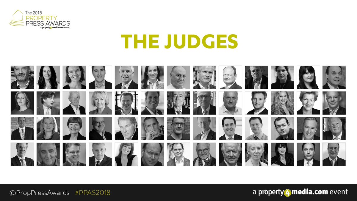 PropPressAwards's tweet photo. Thank you for the tremendous support from these illustrious judges of #PropertyPressAwards #PPAS2018 https://t.co/Cc4oUnzdhg