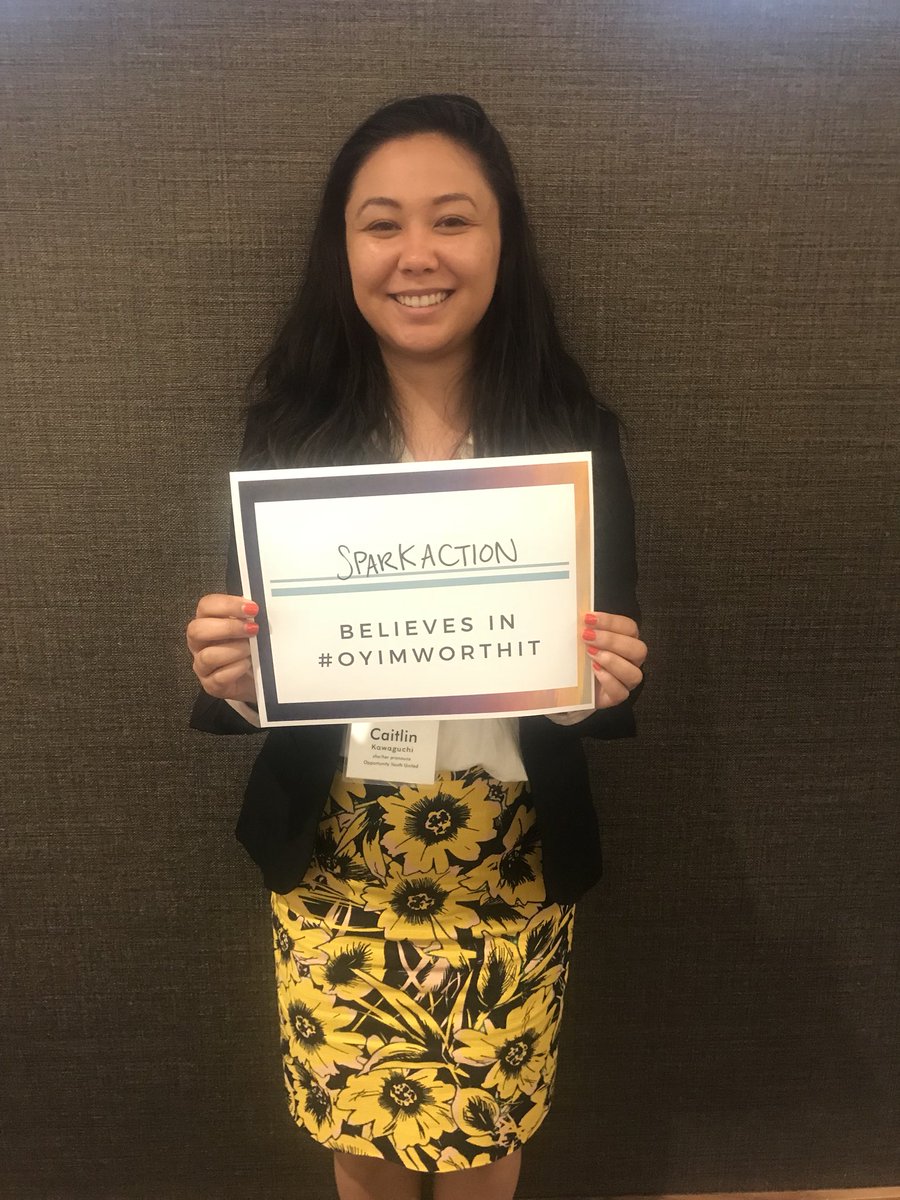 sparkaction's tweet image. We’re at @AspenFCS #OYF this week and so inspired by the #OYImWorthIt campaign! Check them out on instagram: instagram.com/oyimworthit | #OpportunityYouth