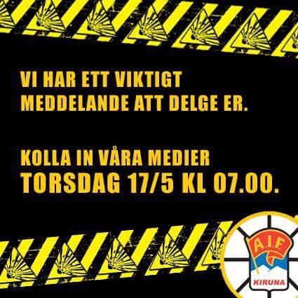 KirunaAIF1927's tweet photo. Viktigt meddelande
#nostalgigänget #Kirunaaif https://t.co/o3W1AjNbLi