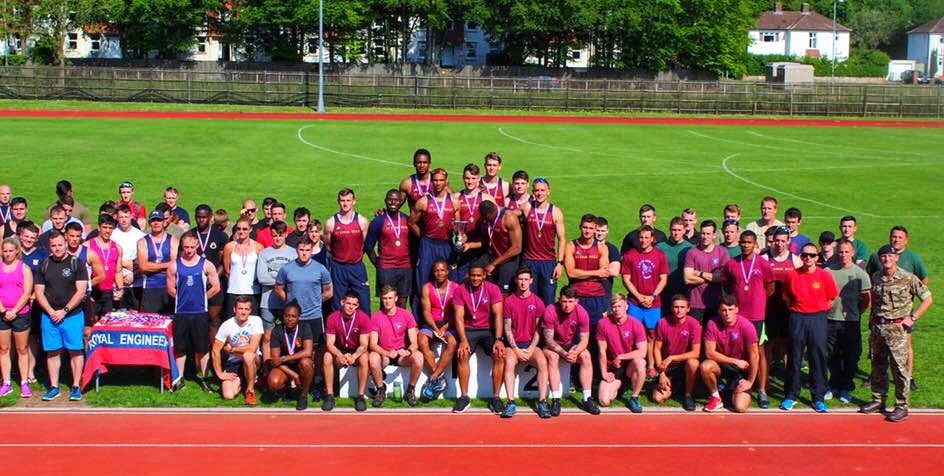 22_Engr_Regt's tweet photo. Another fantastic day at the Tidworth Oval. 22 Engr Regt crowned RE Athletics Champions for a 2nd consecutive year! Great weather once again and some outstanding performances by all. Roll on the Army Finals on 23rd May! @22EngrRegt @Proud_Sappers @ArmySportASCB @CorpsSM https://t.co/MYoNdgk1J2