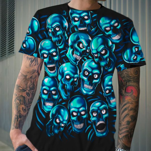 supreme skull pile tee