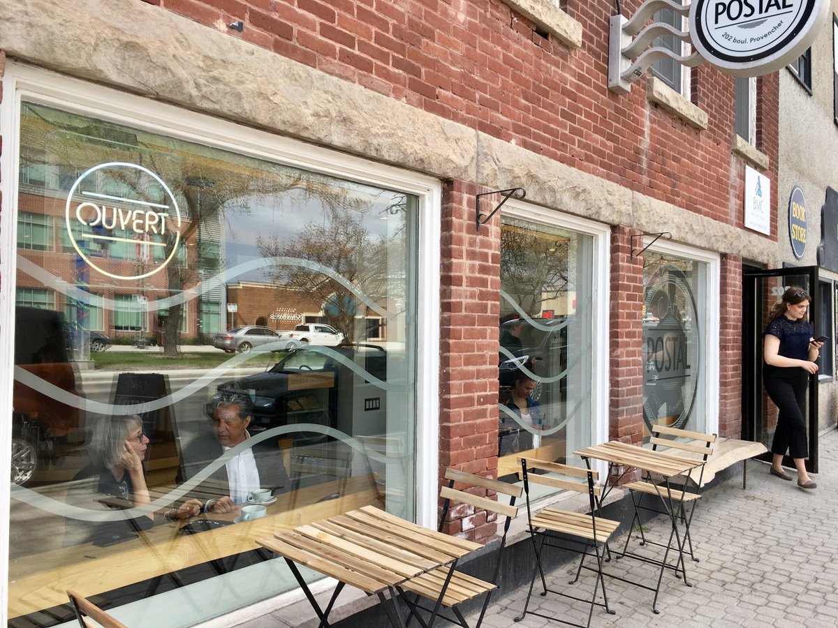 Nice morning to have a coffee with my colleague <a href="/PattyHajdu/">Patty Hajdu</a> and to visit with youth hired through #CanadaSummerJobs. You will see these interpretive guides all summer in #stbstv! Thank you <a href="/cdemmanitoba/">CDEM Manitoba</a> for providing their training, and to the participants for the warm welcome!
