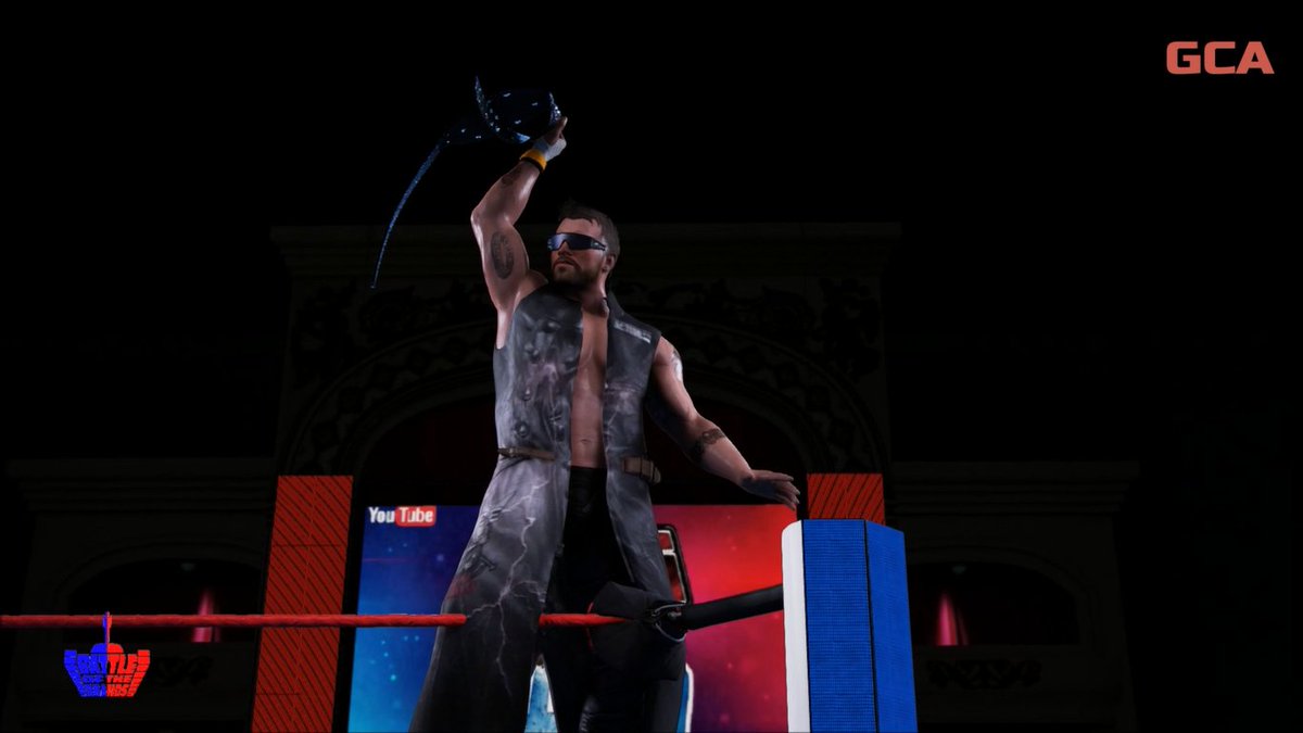 GCAWRESTLING2K's tweet photo. This past Sunday at the #BattleOfTheBrands event, the #GCA Honor Champion, @frosty052 took on the #RWA Intercontinental Champion, #LordJuxatine in a great match! "Everyone's Favorite Action Hero" picked up the third win of the night for GCA! #GCAWrestleVerse #WWE2K18 #GCAvsRWA https://t.co/irDR2yVZVb