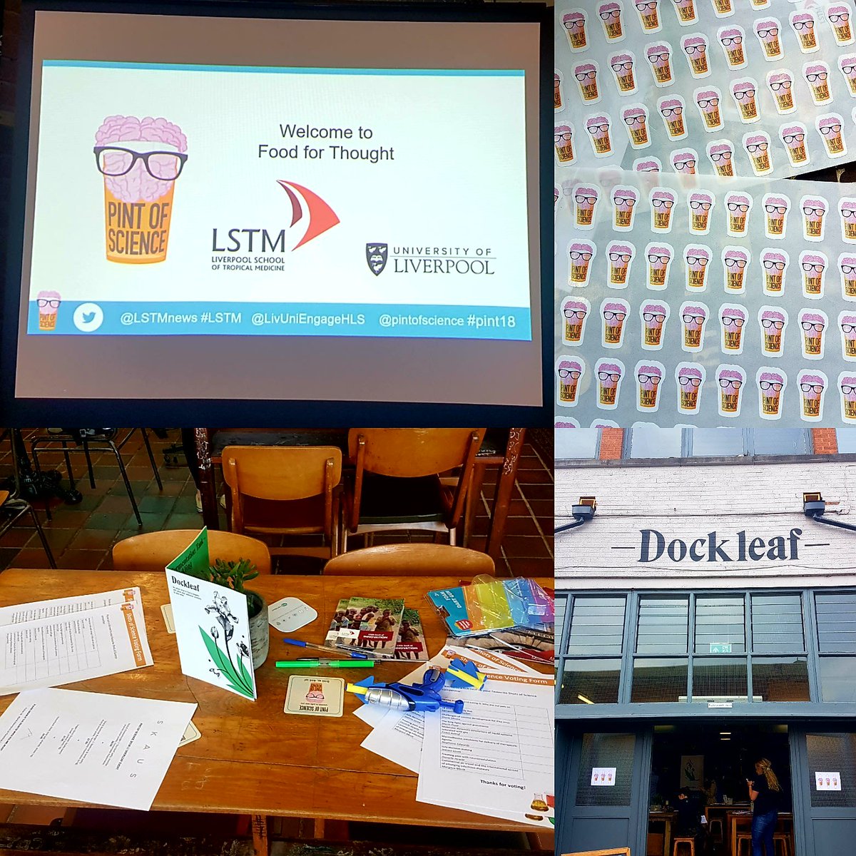 c_papamichael's tweet photo. Ready for the #PintOfScience event in Liverpool #pint18 #LSTM @LivUni  @LSTMnews https://t.co/sZHLAXMuKL