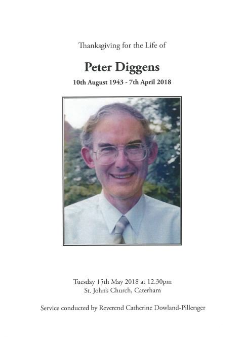 CSChoir's tweet photo. Today was the funeral of Peter Diggens, one of our basses.  Despite deteriorating health he attended a few rehearsals last autumn, though his last concert was the Mozart Mass in C minor in April last year. He joined one of our predecessor civil service choirs in 1969.  RIP Peter. https://t.co/yTB9tkCGgm