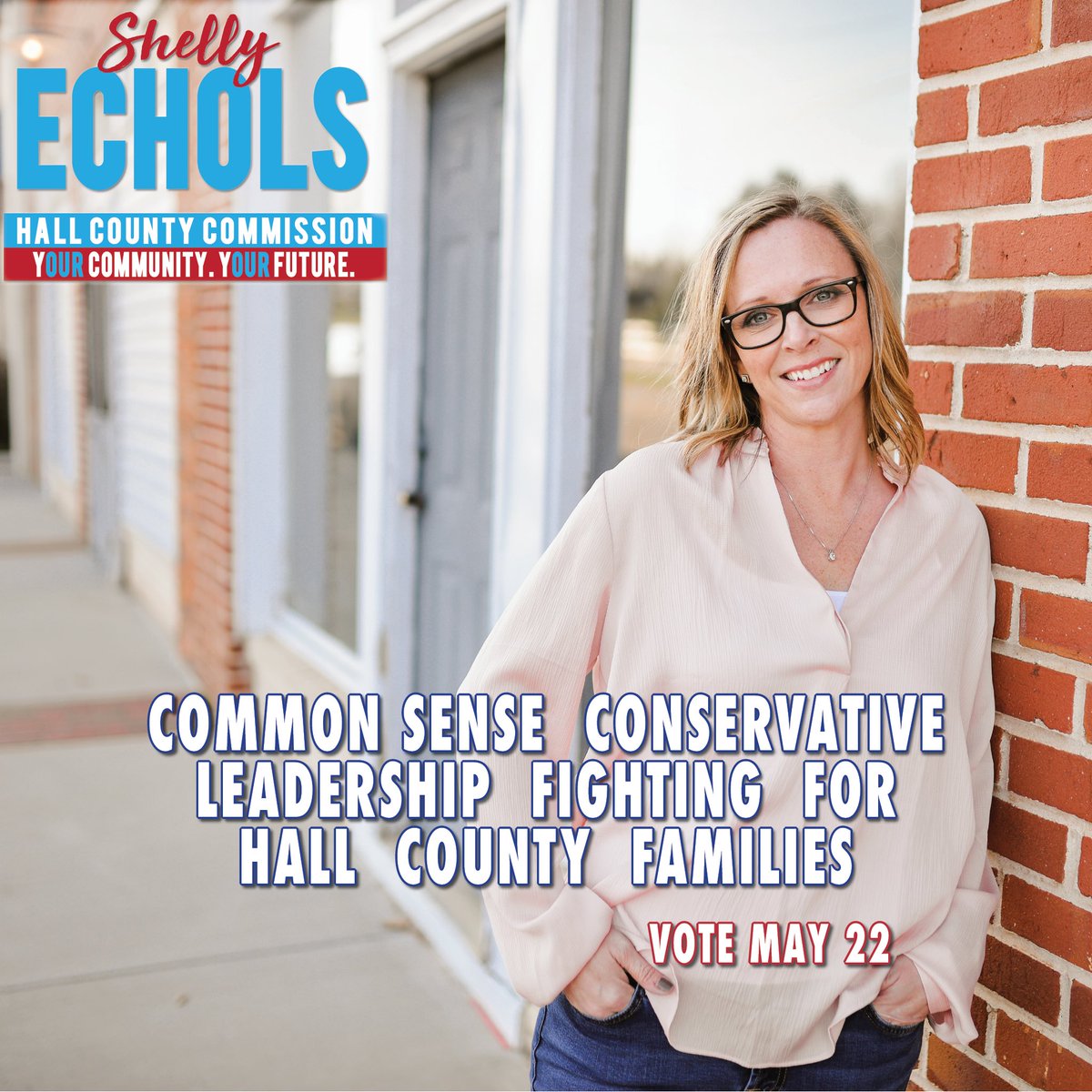 Early voting ends FRIDAY, May 18. Get out and vote! #StandWithShelly #gapol #postthepeach