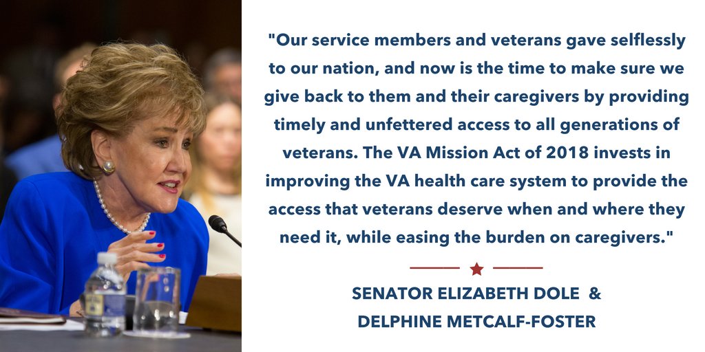 How will the #VAMISSIONAct benefit #militarycaregivers of all eras? Senator Elizabeth Dole and Disabled American Veterans' (<a href="/DAVHQ/">DAV (Disabled American Veterans)</a>) National Commander Delphine Metcalf-Foster explain on <a href="/TheHill/">The Hill</a>.

thehill.com/opinion/health…