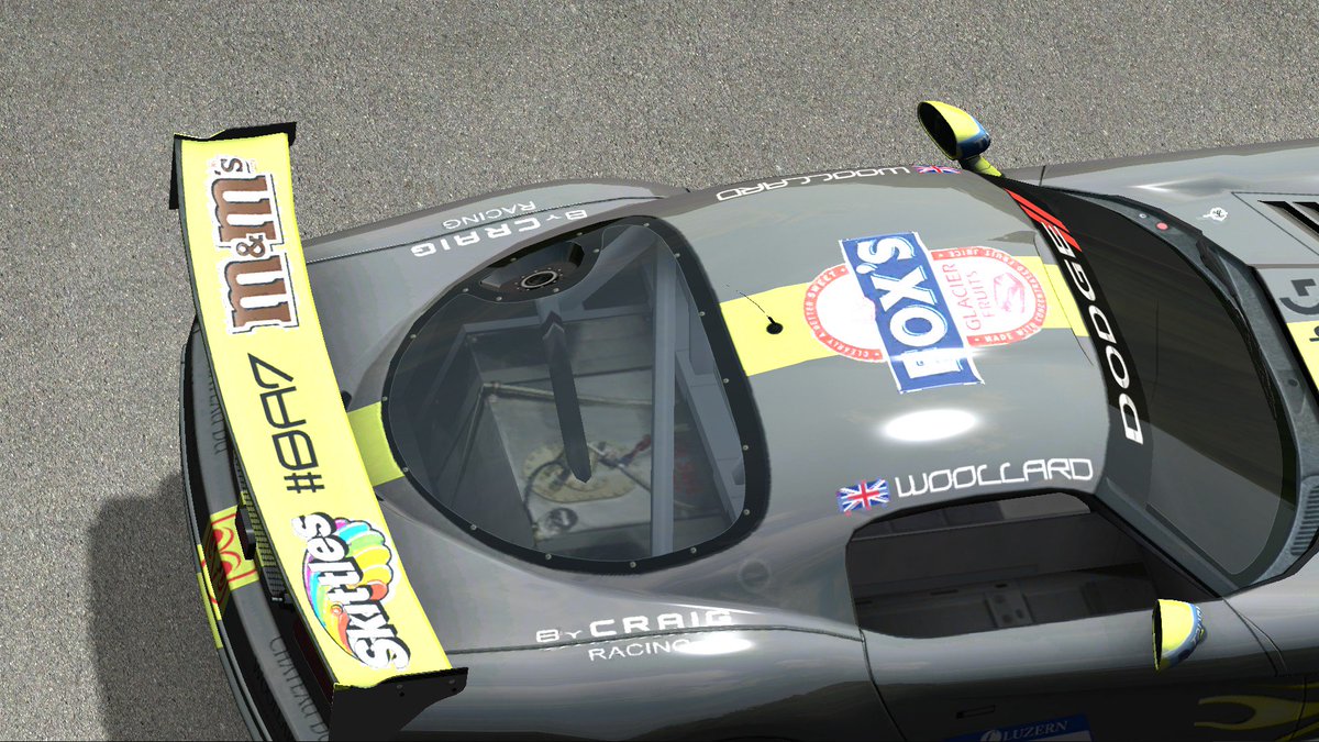 ByCraigRacing's tweet photo. #CW86's Bon Anniversaire livery! #ByCraig https://t.co/gV27KLh1R0