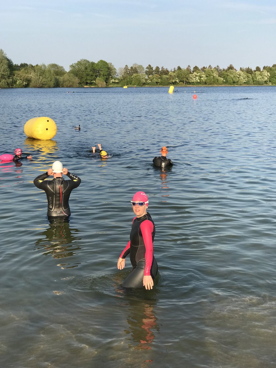 TriGirlJo's tweet photo. Hi everyone, sorry I have been MIA. Training was going well, then I broke a rib! Thought  #blenheimpalacetriathlon &amp; #windsortri where off the cards. Good news, I have been doing some gentle sessions on the bike &amp; run, tonight managed to swim in the lake. Races are back on!! https://t.co/eGtUxZuyjL
