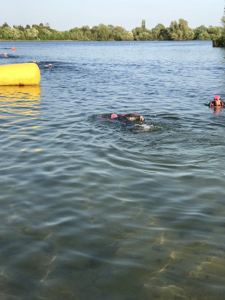 TriGirlJo's tweet photo. Hi everyone, sorry I have been MIA. Training was going well, then I broke a rib! Thought  #blenheimpalacetriathlon &amp; #windsortri where off the cards. Good news, I have been doing some gentle sessions on the bike &amp; run, tonight managed to swim in the lake. Races are back on!! https://t.co/eGtUxZuyjL