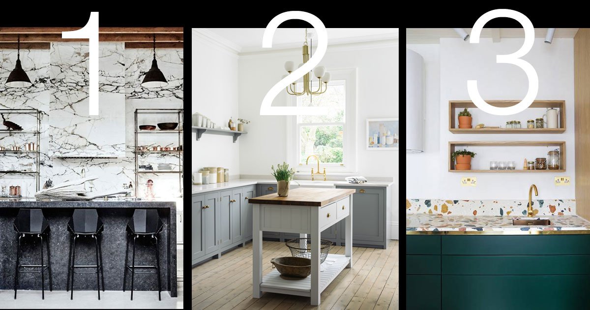 It's TRENDY TUESDAY! ✨ 

1, 2 or 3? Which of these kitchens describe your style the most? TAG a friend in your favorite one and comment which kitchen is... arnettproperties.com/homes-for-sale…
#ArnettProperties #TrendyKitchens #InteriorDesign #KitchenDecor #TrendyTuesdays #KitchenInspiration