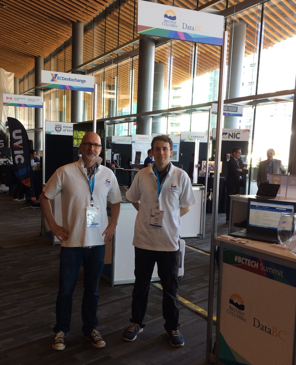 Data_BC's tweet photo. The DataBC team is looking forward to connecting with you. Our booth number is 216. #BCDev, #opendata #BCTECHSummit https://t.co/p0EicZvdTk