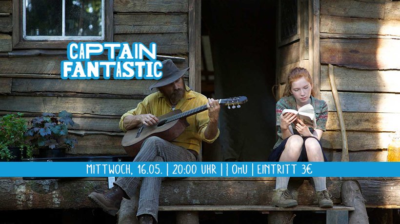 gegenlicht's tweet photo. #CineWednesday
[ 16. MAI | 20:00 - 22:15 UHR ]

+++ MOVIE NIGHT +++

🎞 Captain Fantastic
von Matt Ross | USA 2016 | 120 Minuten
englisches Original mit deutschen Untertiteln
mit Viggo Mortensen, George MacKay, Shree Crooks

Einlass ab 19:45 Uhr • Bühne 1 (UNIKUM) https://t.co/XVz91e5c2z