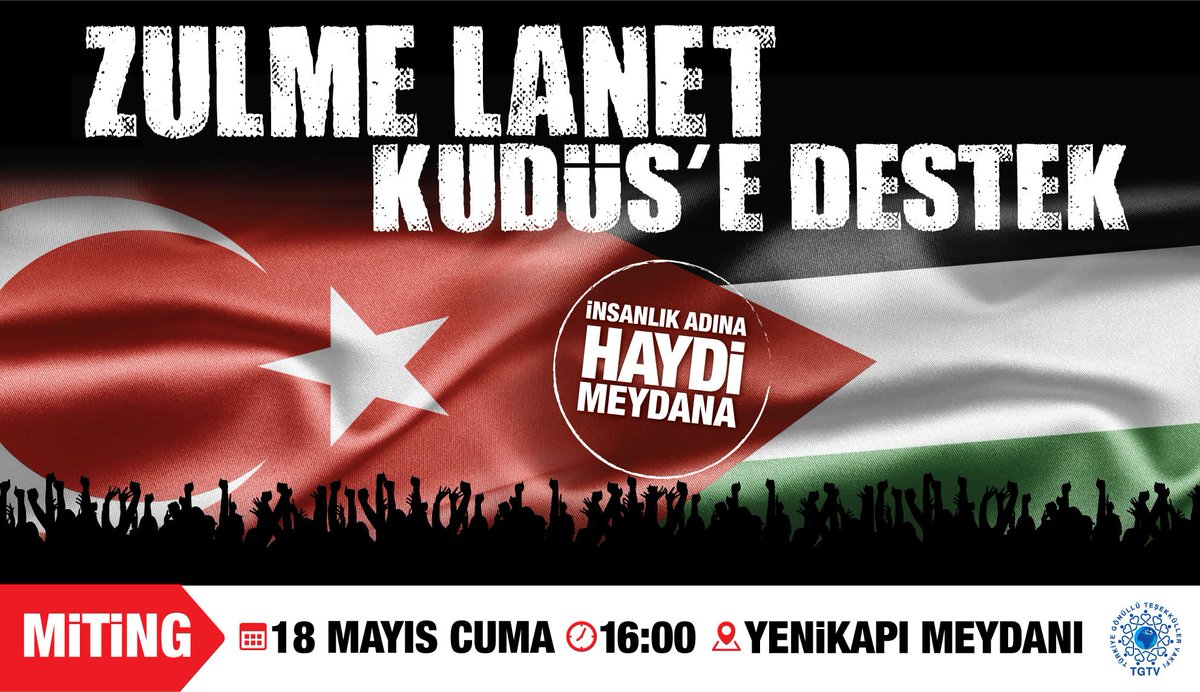 akpartiistanbul's tweet photo. Kudüs bizim kırmızı çizgimizdir; herkes bilsin ki sonuna kadar Filistin’in ve Filistin davasının yanındayız. #ZulmeLanetKudüseDestek için Cuma Günü Yenikapı’dayız https://t.co/HHmOTFhkBH