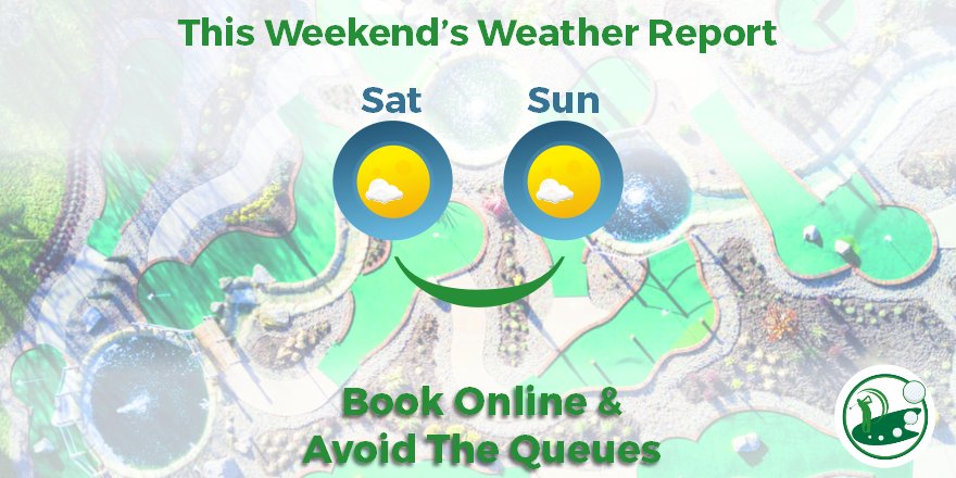 FourAshesGolf's tweet photo. We just checked the #WeekendWeather forecast #SolihullHour, Keep the #Kids Happy this weekend, Adventure Golf is fantastic #Fun for #Everyone &amp; the #WeatherIsGreat > Secure your booking for today online here https://t.co/iOi7YK55fZ #Golf #ThingsToDo #GolfExperience #AdventureGolf https://t.co/5kJHe1dGPt