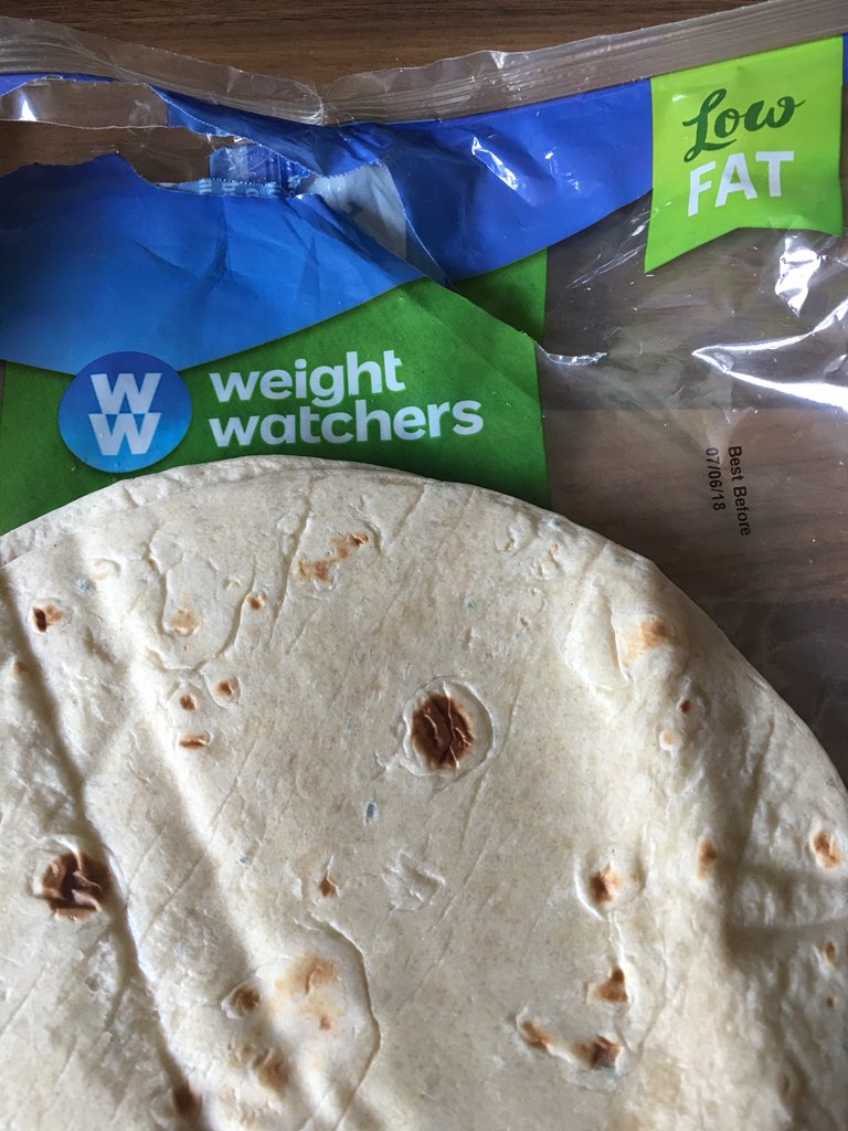 Lk8l's tweet photo. Opened a new packet of @WeightWatchers wraps, bought in @asda the weekend, they are clearly mouldy! @AsdaServiceTeam https://t.co/fjfVYFJbWE