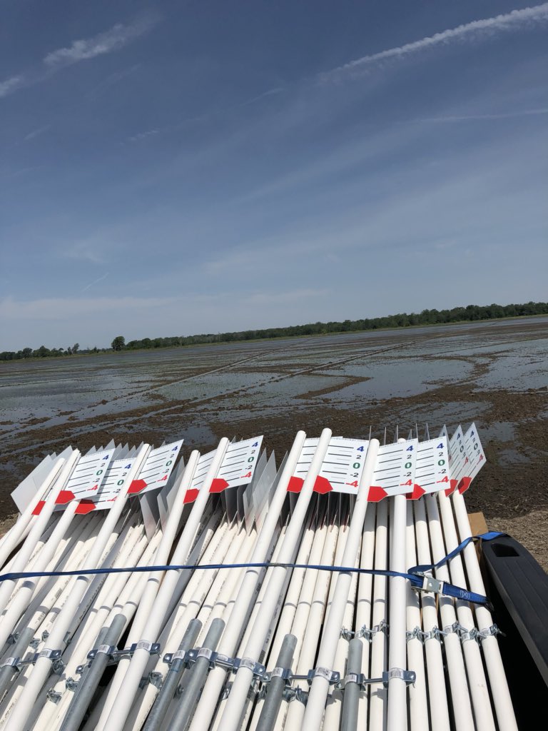 These 50 RiceCheckers are heading to a farm near you.  As you go to flood, let me know if you need some as well. Save 🕰 Save 💦.  #sustainabilty #irrigation #cropPerdrop #rice #plant18