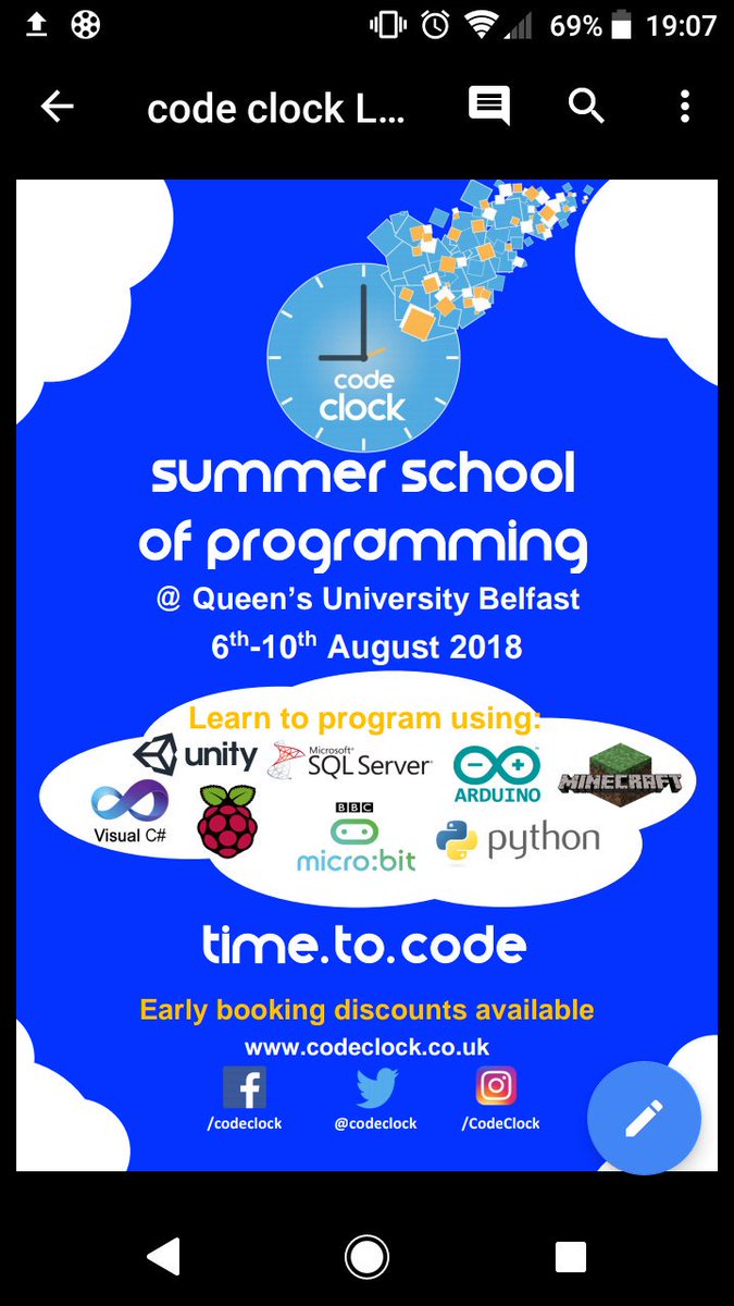 AGSComputingICT's tweet photo. Good opportunity to improve your coding skills this summer #standoutfromthecrowd @assumptionlive https://t.co/KxvKx7nn1G